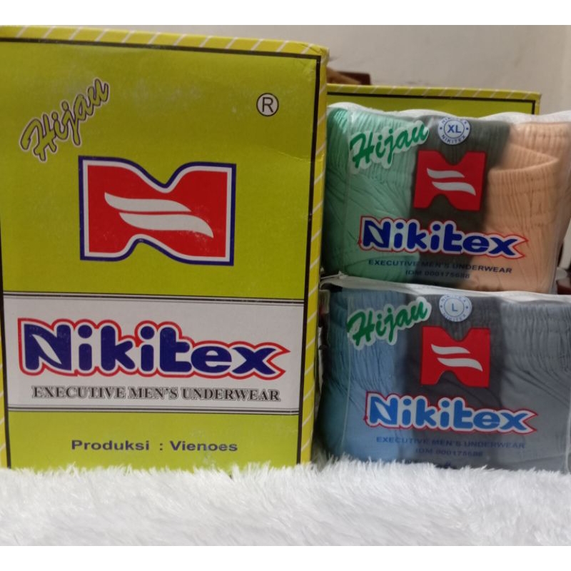 CD NIKITEX M L XL isi  3pcs / Celana Dalam Pria Nikitex