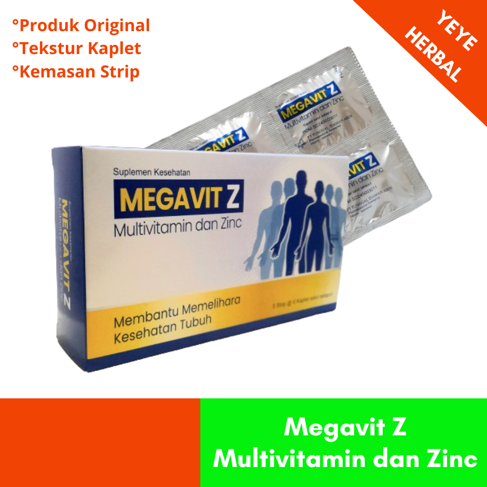 Megavit Z Multivitamin dan Zinc