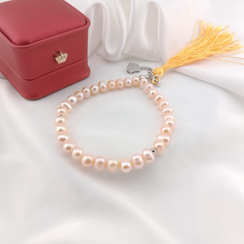 PROMO BERSERTIFIKAT TASBIH MUTIARA TAWAR ASLI  LENGKAP SERTIFIKAT DAN KOTAK BLUDRU MEWAH