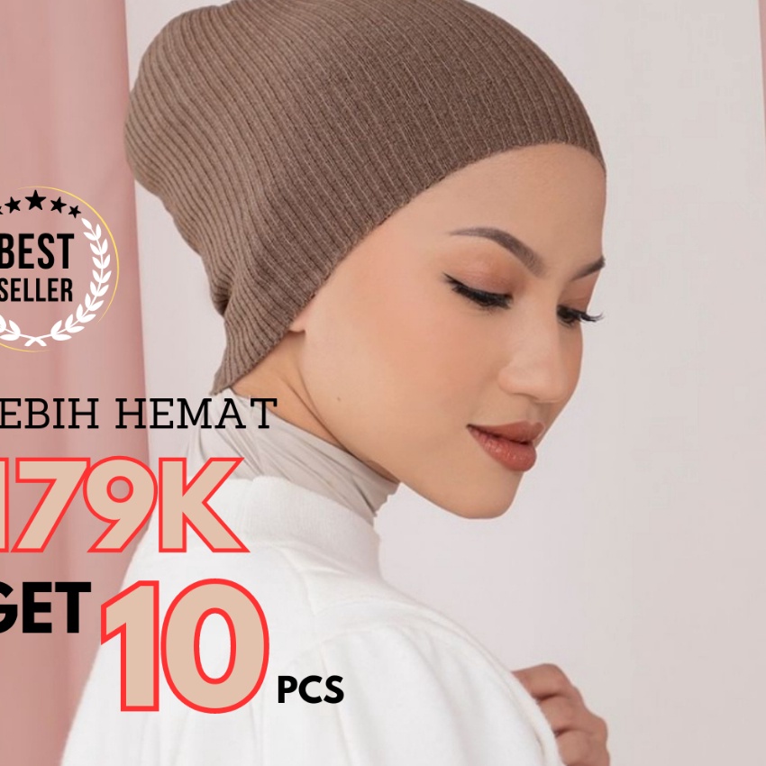 Beli INNER CIPUT KNIT RAJUT JUMBO PREMIUM  Dalaman Hijab Rajut Ampus Kupluk Anti Pusing