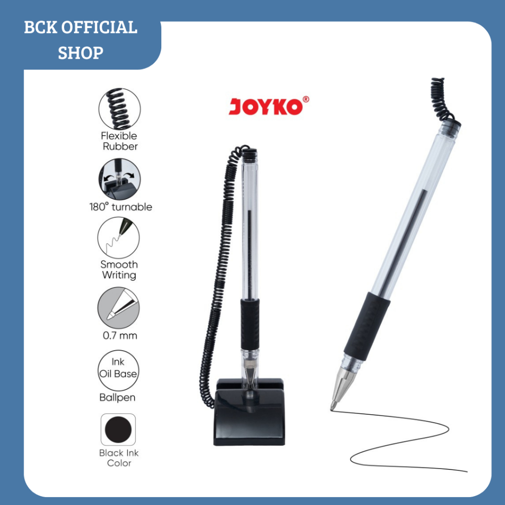 

Pen Stand PSBP-150 Joyko / Pulpen 0.7 mm - Hitam (PCS)