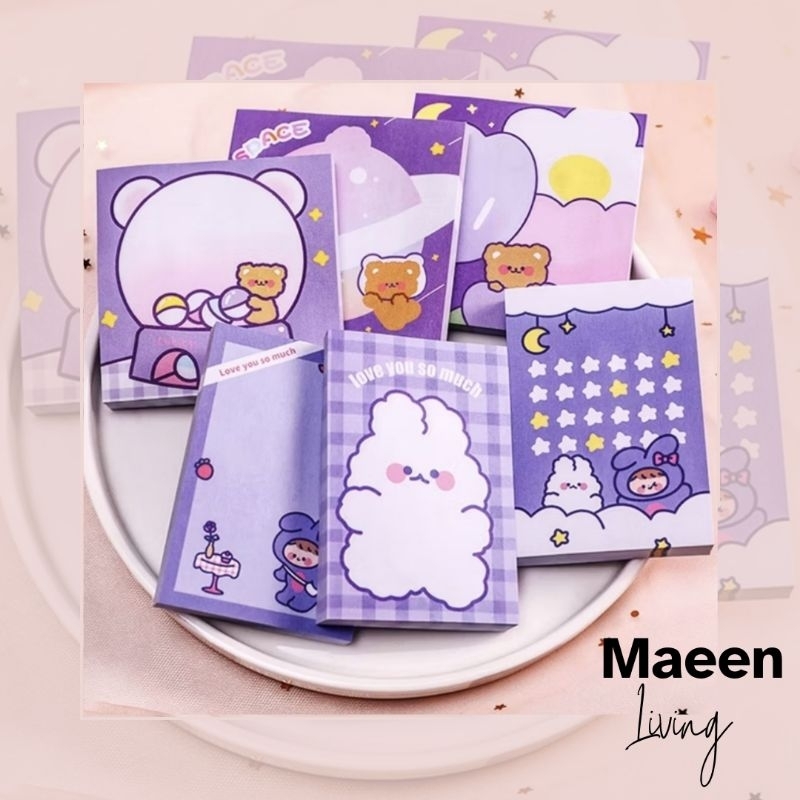 

MLIV - Sticky Notes - Memo Stick Purple Series