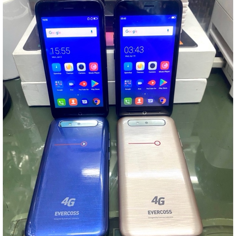 KODE Q96F PROMO Hp Evercoss S45 4G RAM 1GBROM 8GB Second Android Murah Evercoss S45 4G