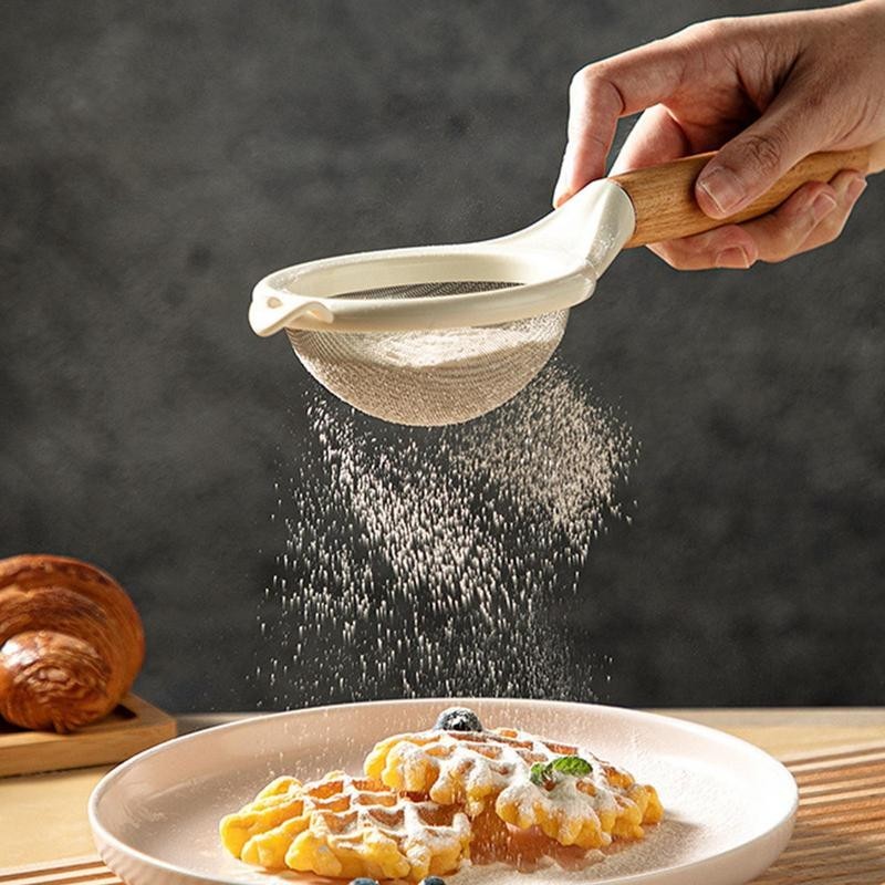 Saringan Ayakan Tepung Makanan Minuman Mesh Strainer Stainless Steel