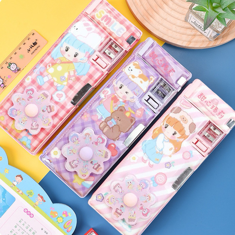 

KOTAK PENSIL MAGNET SPINNER KICIR | PENSIL CASE MAINAN