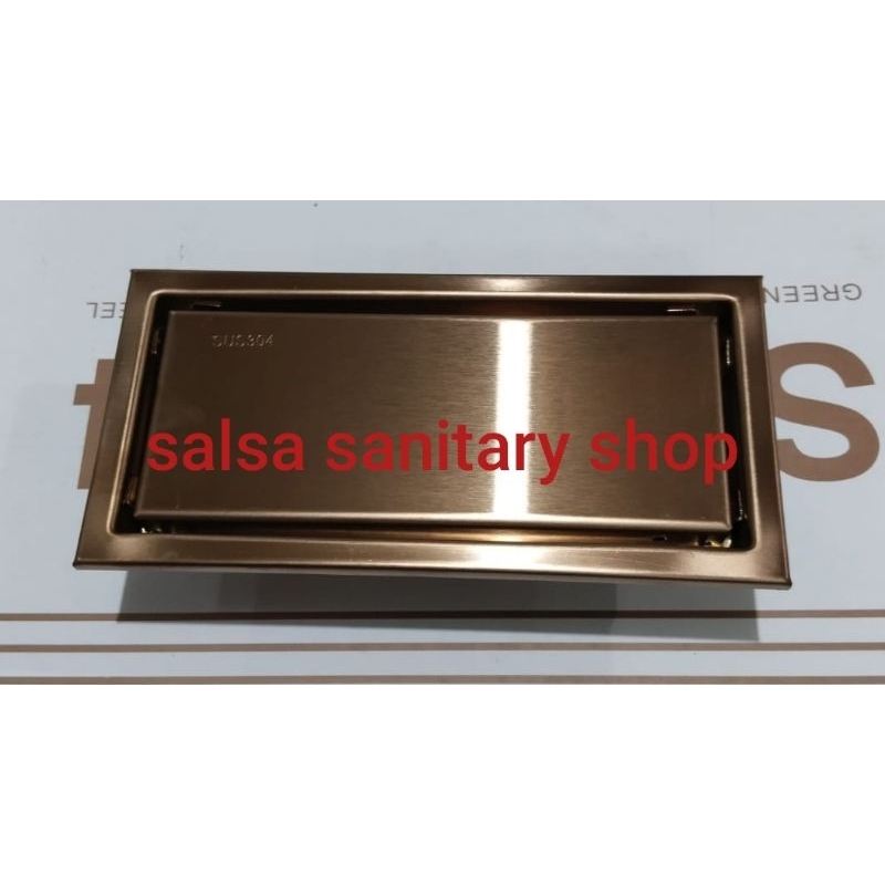 smart floor Drain  gold stainless 20cm/floor Drain Rose gold