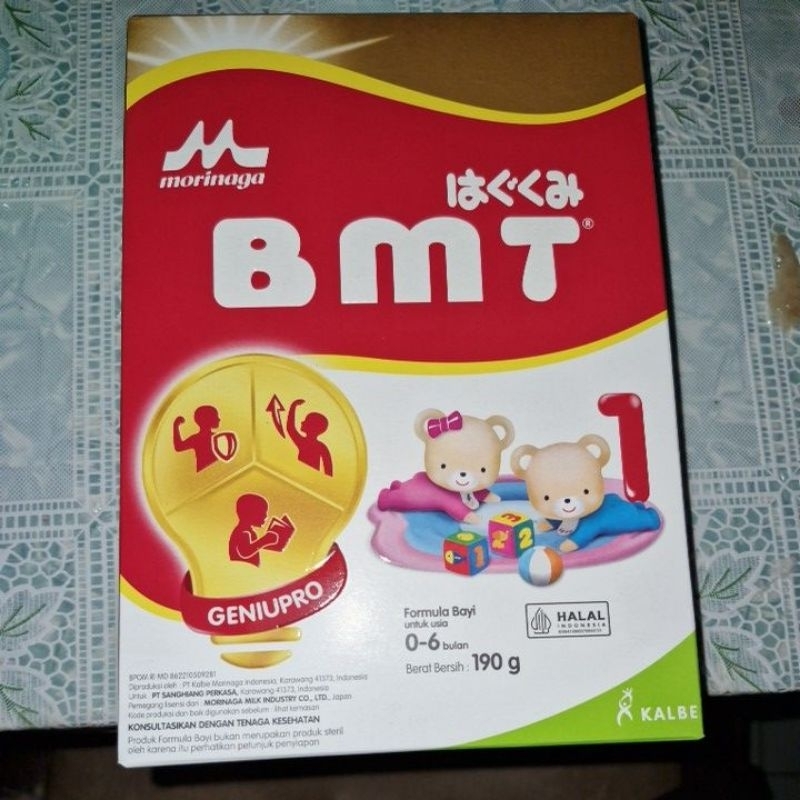 BMT Morinaga 0-6 bulan 190 gram Expr maret 2027