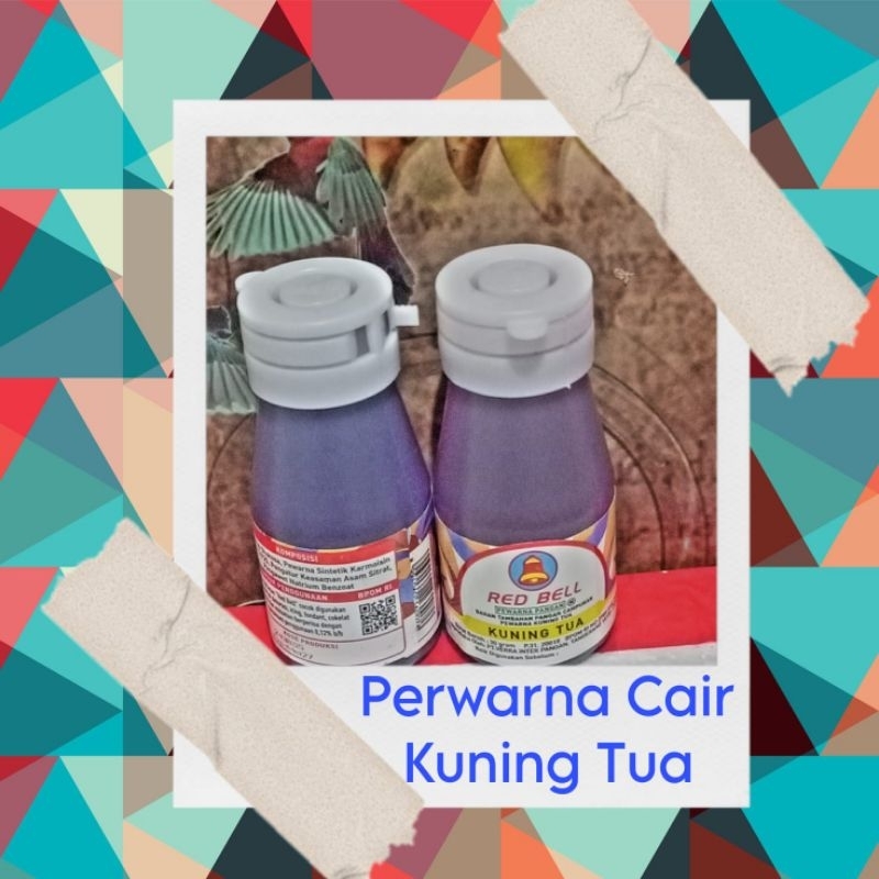 

redbell pewarna cair kuning tua
