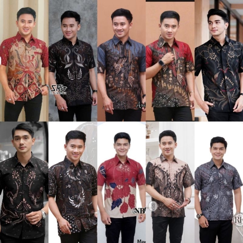 Seragam Batik Pria Harga Terjangkau Kemeja Batik Kerja Seragam Nikahan