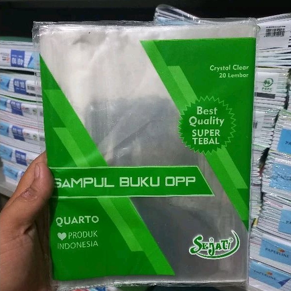 

SAMPUL BUKU PLASTIK 1 PAK = 20 LEMBAR