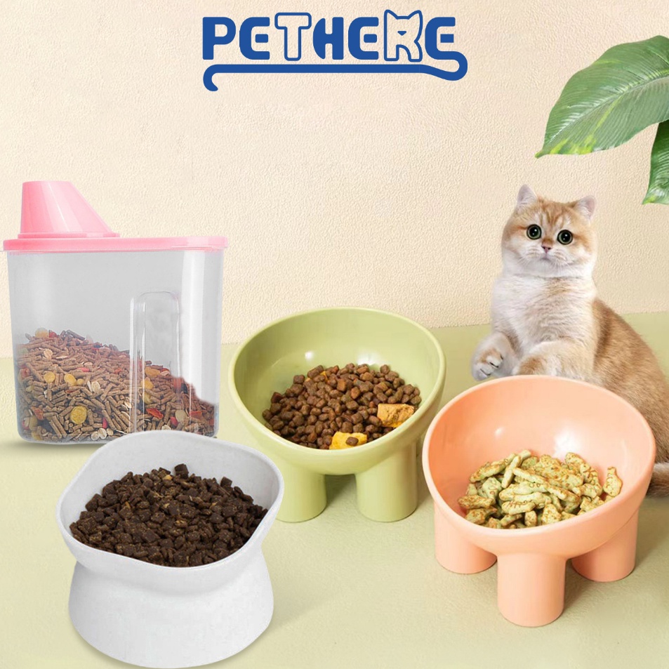 Kirim Segera  PT Pet Food Storage Feeder Bowl Tempat Penyimpanan Makanan KucingTempat Makan Kucing T