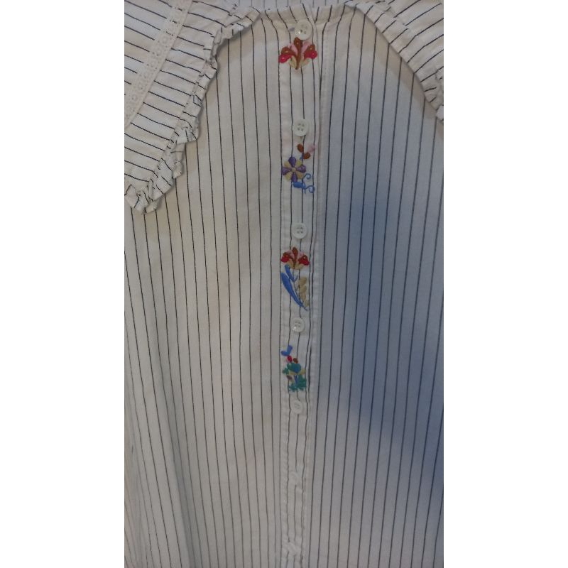 Kerah sailor bordir tangan balon ukuran besar