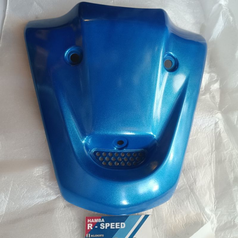 Dasi dada tameng satria 2 tak lumba kotak biru Kenny Robert original sgp