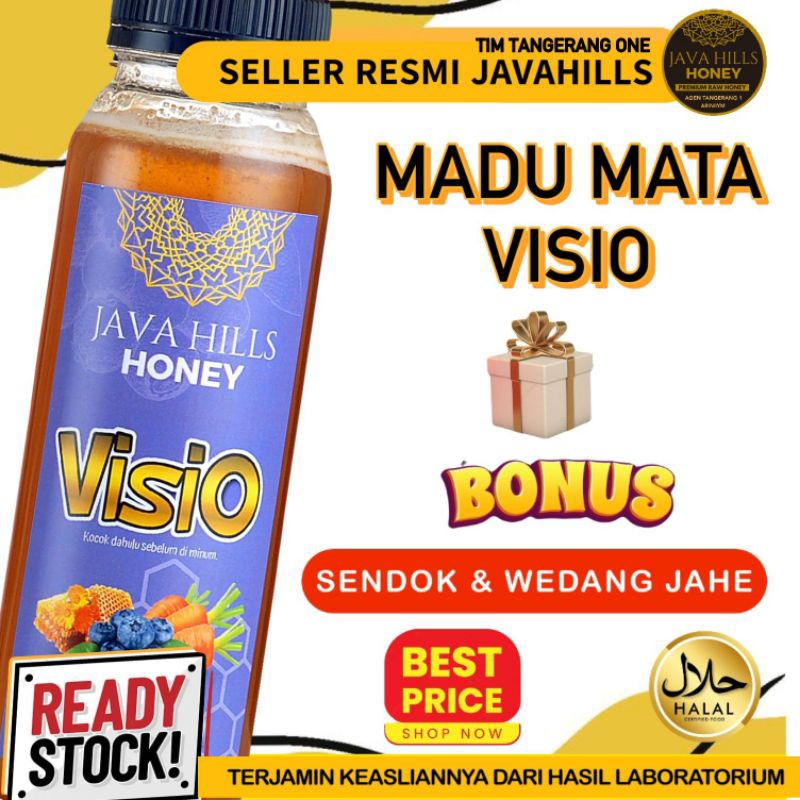 

JavaHills Madu VISIO MATA 320gr murni mumtaz herbal kesehatan mata minus plus rabun katarak glukoma | JavaHills Honey