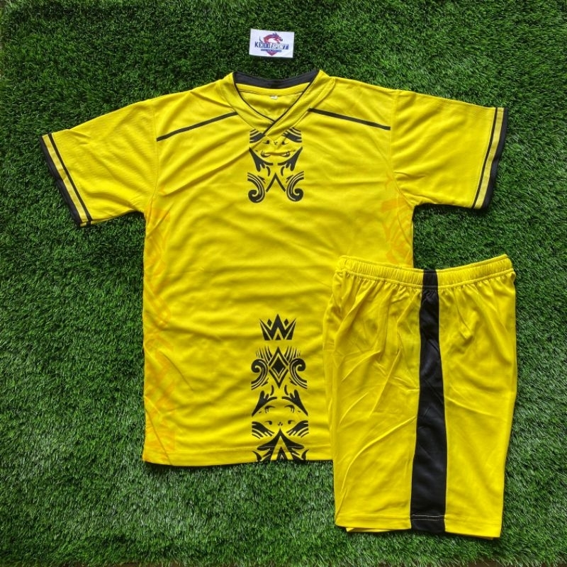Setelan futsal Jersey bola baju bola Setelan bola Dayak Kuning