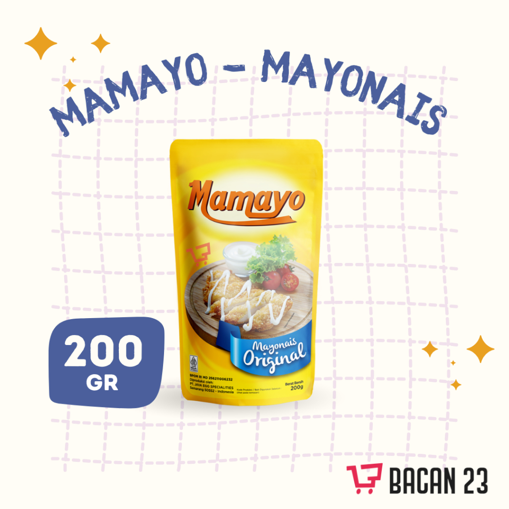 

Mamayo Mayonaise Original (200 gr) Mayonaise Refill / Mayonais Isi Ulang