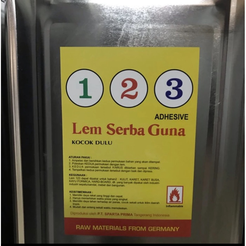 lem kuning blek serbaguna 123 - 8kg (lem blek eha bond termurah)