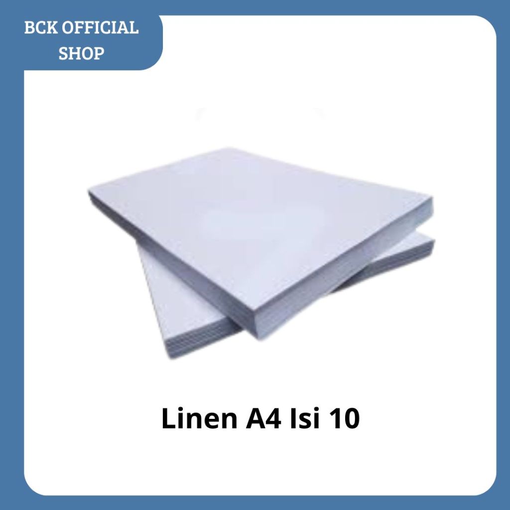 

Kertas Linen Kertas Putih A4 Isi 10 (Pack)