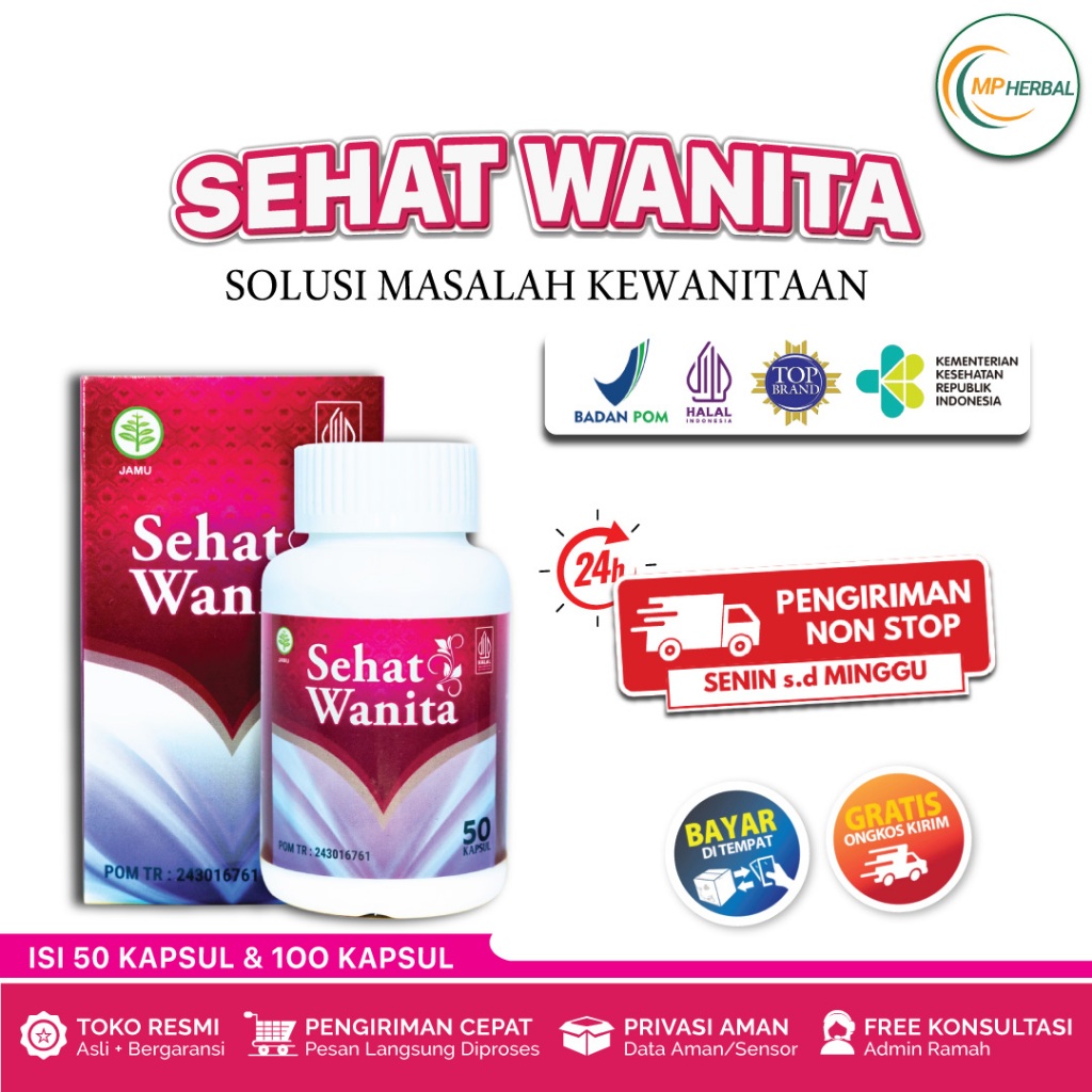 Obat Sehat Wanita Original 100% Original - Kapsul Kesehatan Wanita Alami
