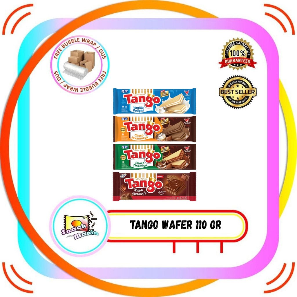 

Tango Wafer 130 gram Choco Tiramisu Vanilla Java Mocca