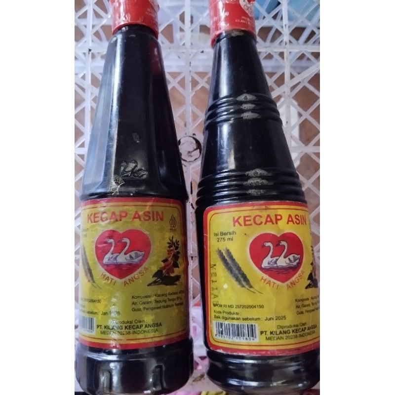 

Kecap asin hati angsa 275 ml Botol plastik termurah!