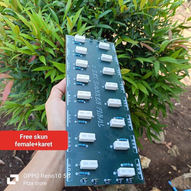 Pcb final 8 set sanken 3U panjang 30cm