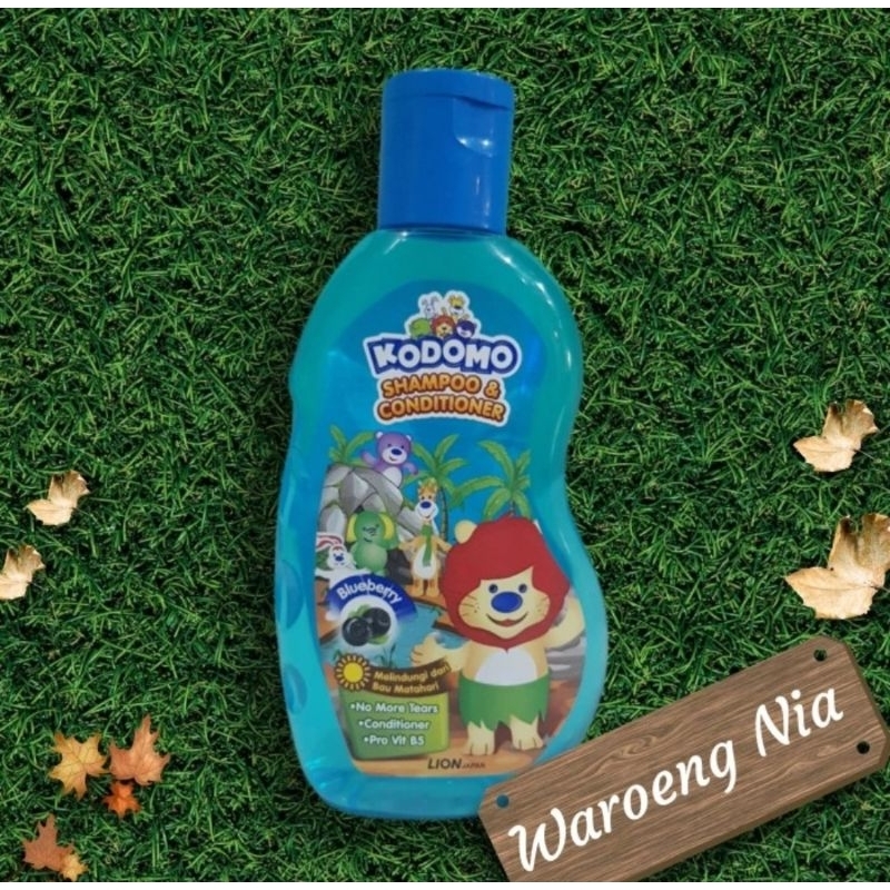 Kodomo Shampoo Gel Blueberry Botol 200 ml Kodomo Shampo Biru 200ml