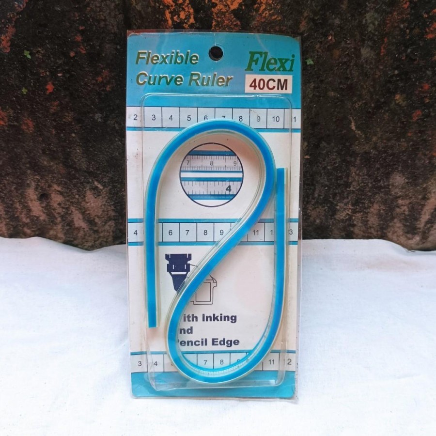 

Flexi Curve Ruler CT40 - penggaris pola lengkung Flexibel 40 cm