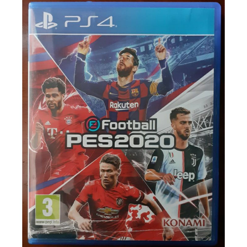 bd kaset ps4 game fisik efootbal pes 2020 season update
