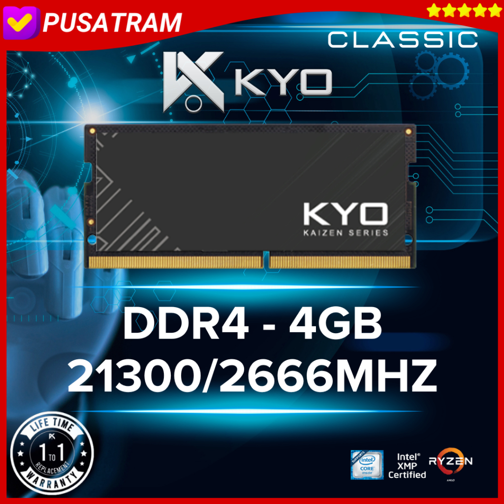 RAM NB KAIZEN DDR4 4GB 21300 / 2666 MHz RAM NB DDR4 4GB 2666 MHz
