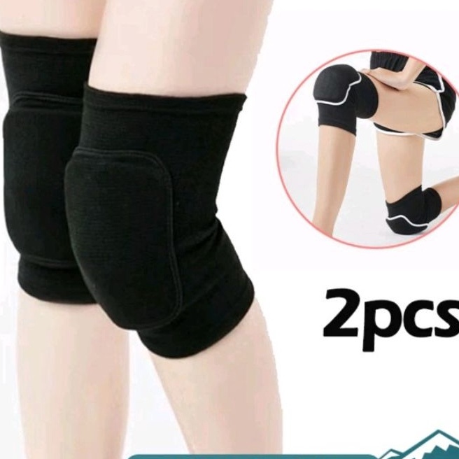 Super Unggul Knee Busa Lutut Kneepad Deker Decker Brace Sepasang Pelindung Main Futsal Sepak Bola Vo