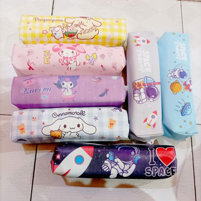 

KIANDAA TP0003 Tempat Pensil Simple Motif Kartun Lucu Gaya Korean Style Cute KIANDA MAKASSAR COD
