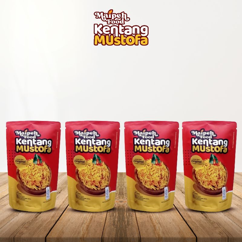 

Kentang mustofa oven Maipeh food premiun pouch isi 40gram harga 1 pcs