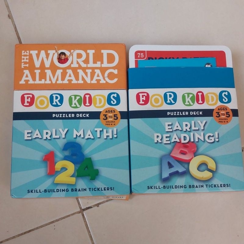 2 Set The World Almanac For Kids Early Reading + Early Marh