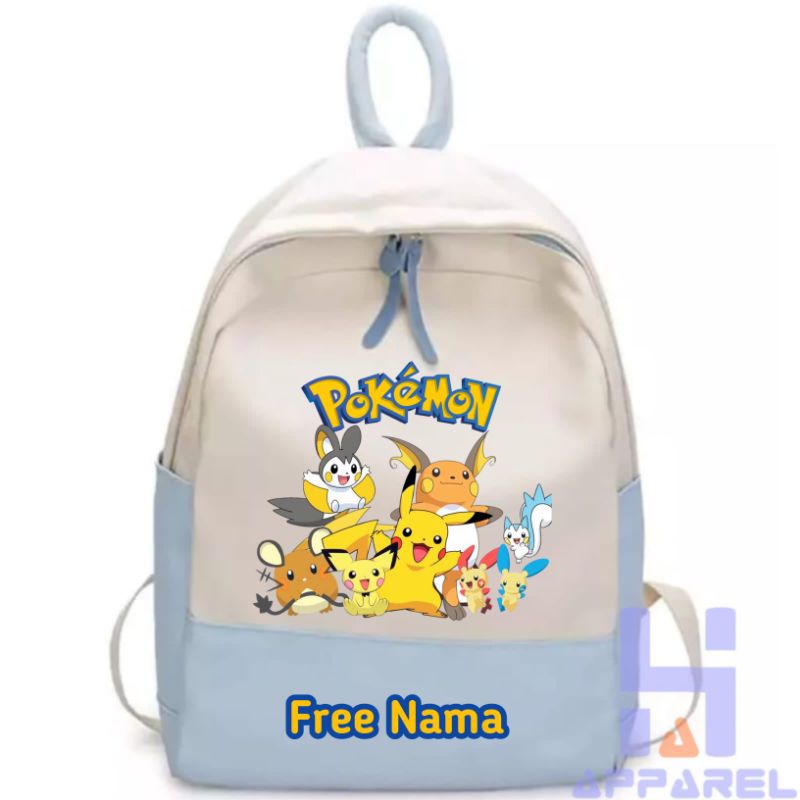 TAS RANSEL ANAK POKEMON PIKACHU