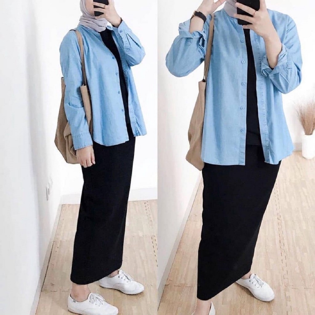 Inner Dress Span Bahan Rayon Premium Terbaru - Inner Gamis Polos Tanpa Lengan - Dalaman Manset