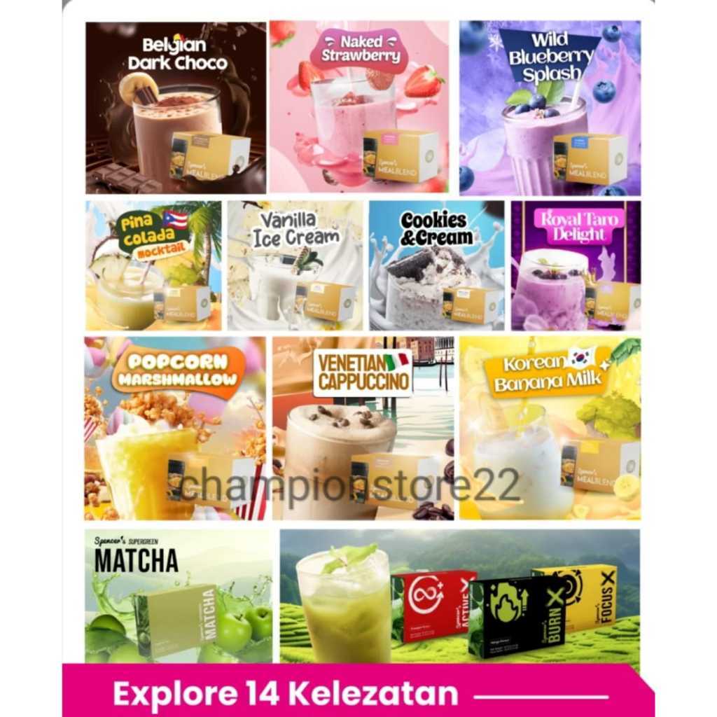 

Minuman Diet Spencers Mealblend Minuman Kesehatan Pelengkap Nutrisi Makanan