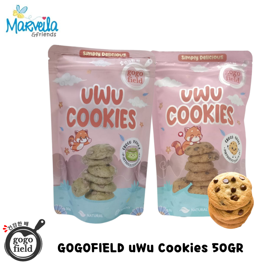 

Gogofield uWu Cookies 50gr Choco Chips / Cookies Enak