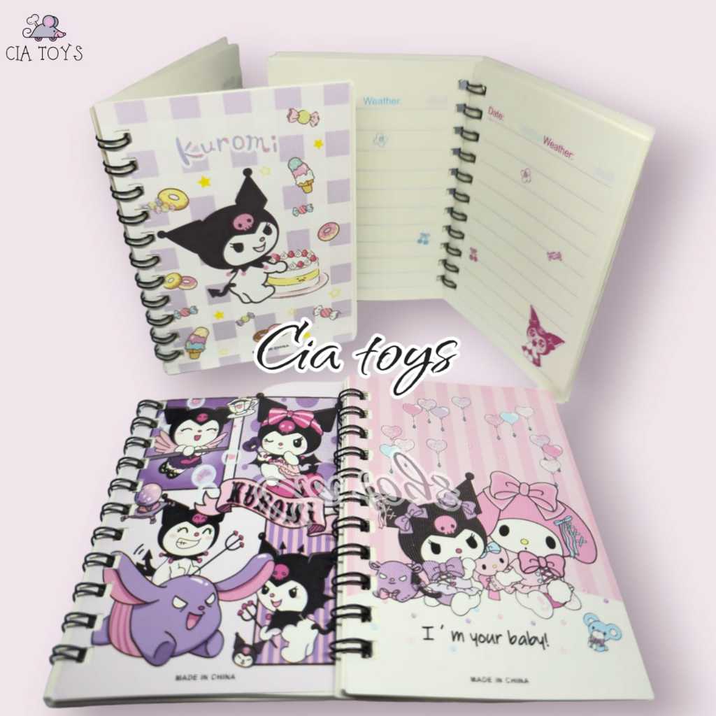 

NOTEBOOK KARAKTER SANRIO KUROMI MELODY
