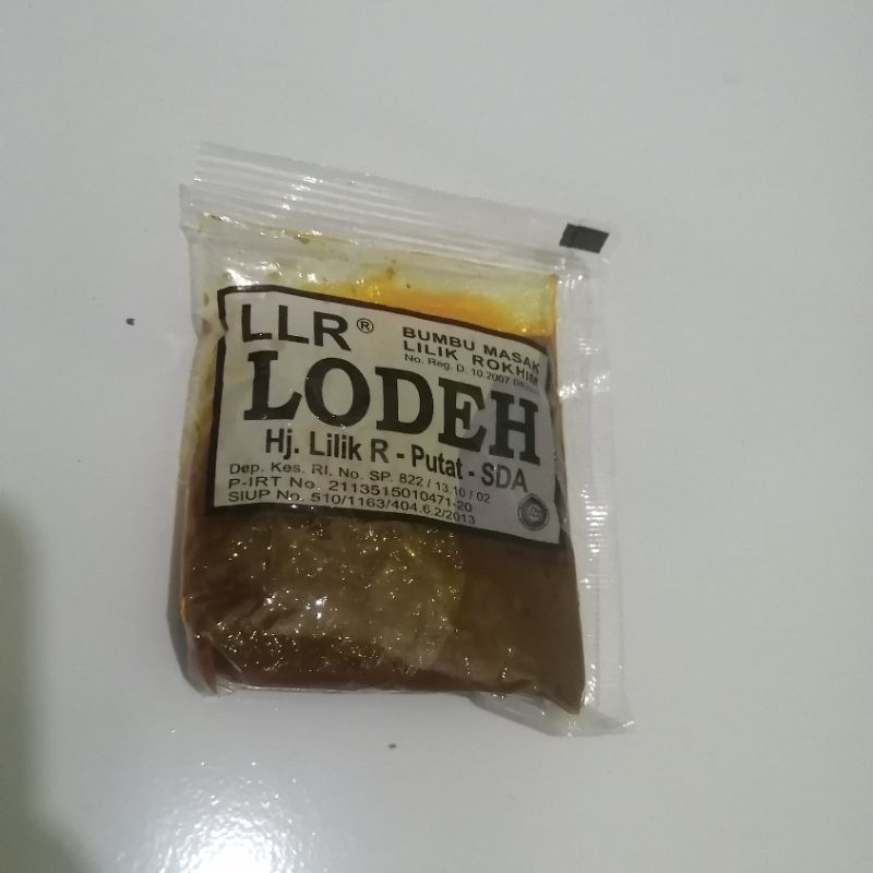 

Bumbu Lodeh LLR Hj Lilik R - Putat - SDA