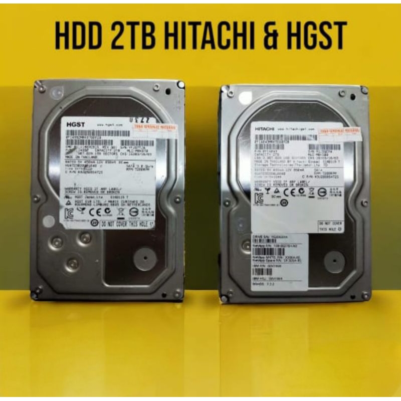 HDD 2TB Hardisk 2TB Harddisk 2tb Internal pc 3.5" Sata B