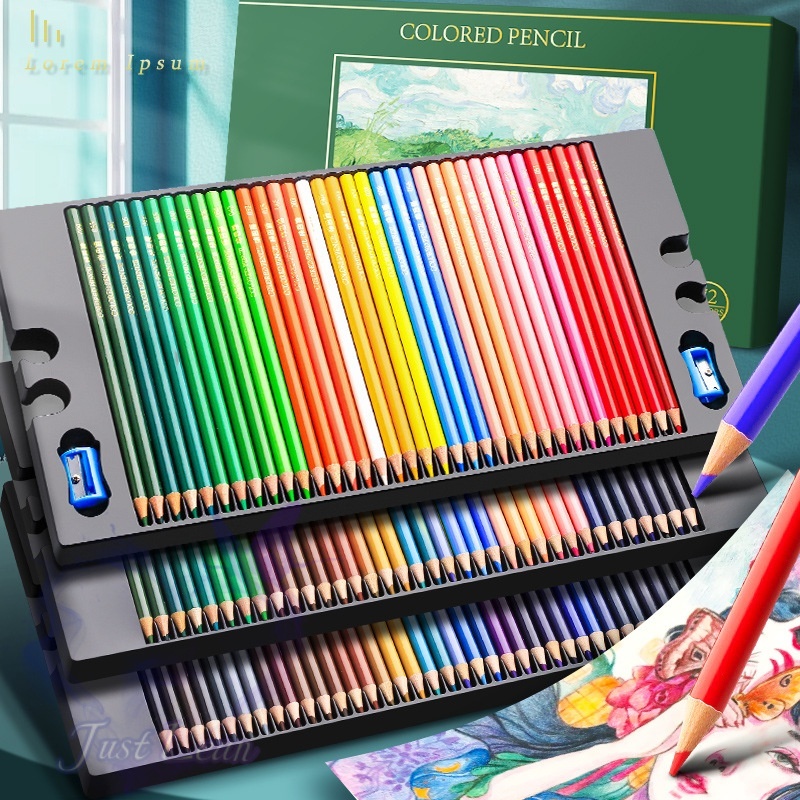 

Pensil Warna Profesional 48/72/120/150/200 warna Pensil Warna Berbasis Minyak