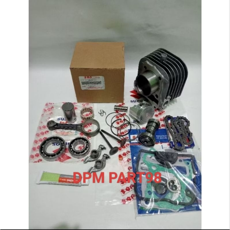 Paketan Blok seher komplit 9item Suzuki Spin 125/Skydrive/Skywive kualitas Original