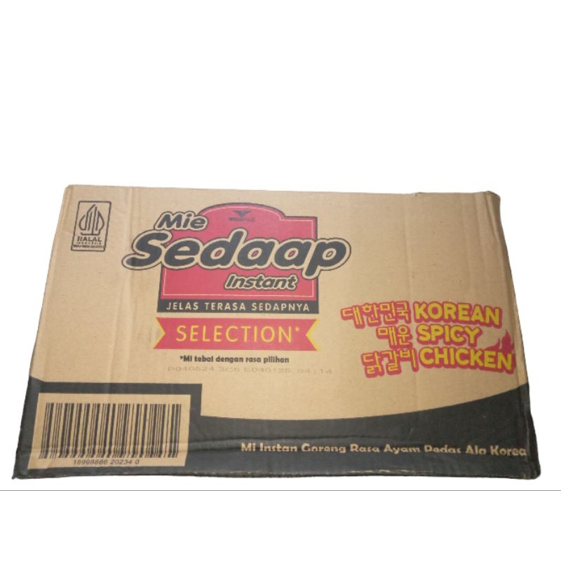 

1dus mie sedap korean spicy chicken isi 40