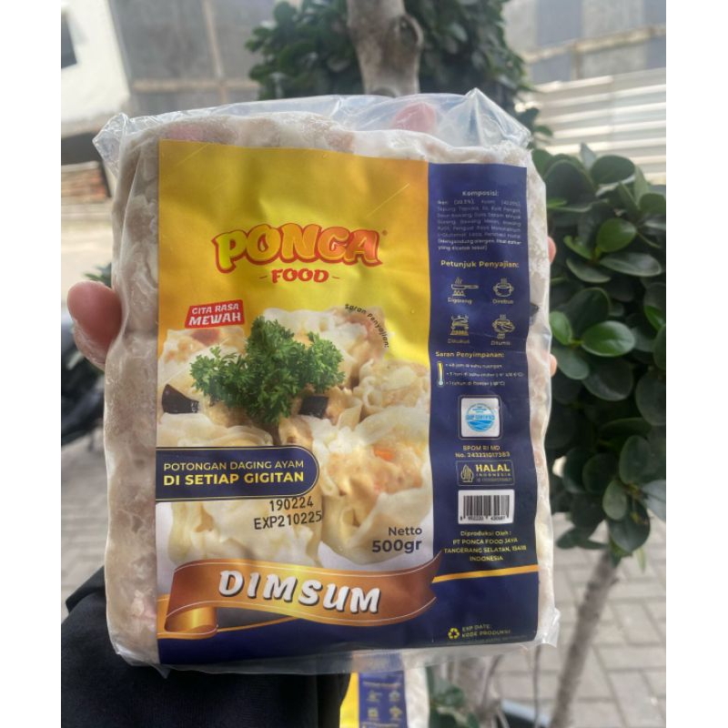 

Dimsum Ayam Ponca isi 20 berat 500gr / Dimsum Frozen Instant / Cemilan Dimsum Halal