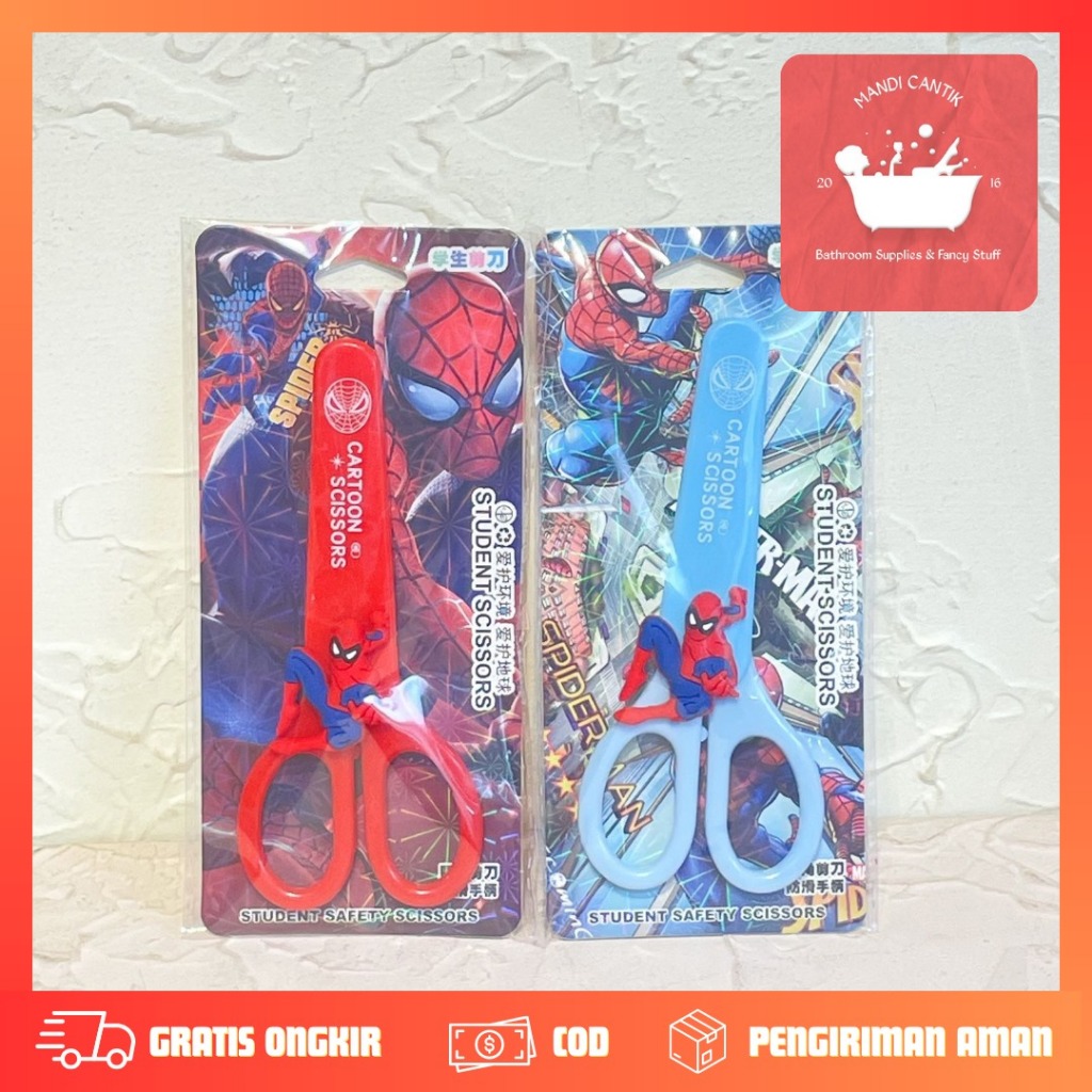 

GUNTING MINI SPIDERMAN PLUS PELINDUNG MN-1423 AVENGERS LUCU IMUT KADO UNIK PENUTUP SOUVERNIR ALAT TULIS KANTOR COD
