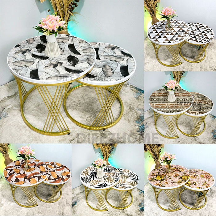 Taplak Meja Bulat Aesthetic 60cm 50cm Alas Meja Kain Bulat Kecil Estetik