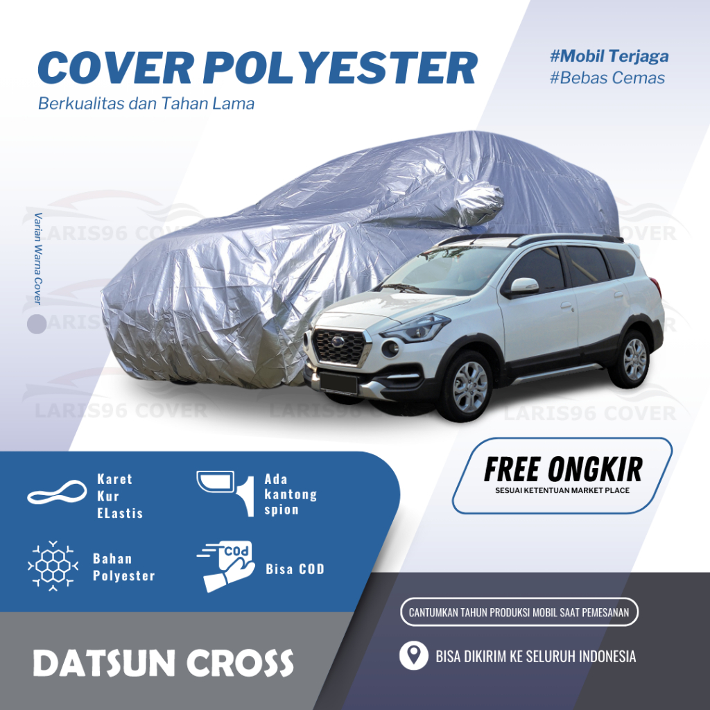 Cover Mobil / Sarung Mobil Datsun Cross Mantel Selimut Mobil Datsun Cross