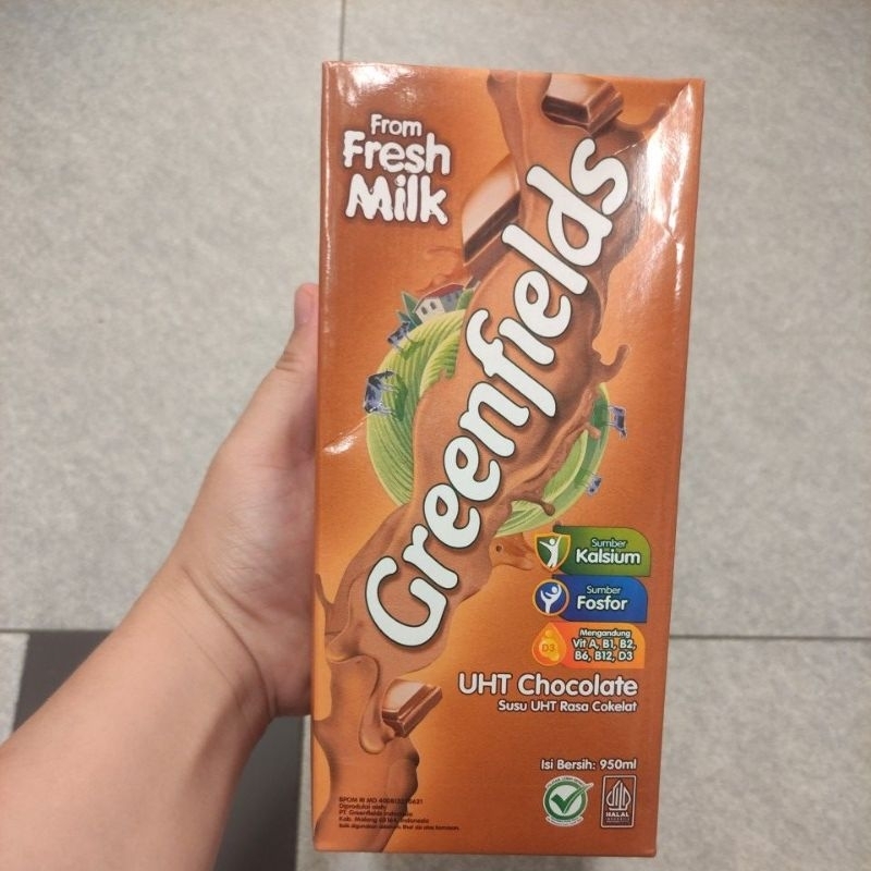 

GREENFIELDS SUSU UHT CHOCOLATE/COKELAT 1L