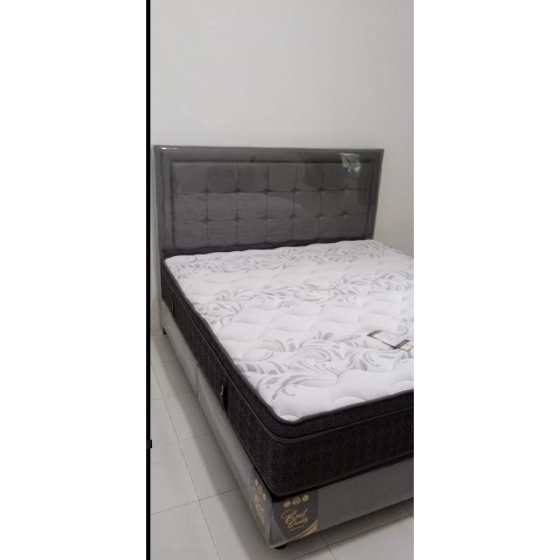 Rangka kasur saja kepala headboard dan divan tempat tidur non kasur. ukuran lengkap 100 , 120 , 160,
